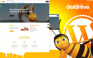 Goldhive | Honey Farm and Production WordPress Theme