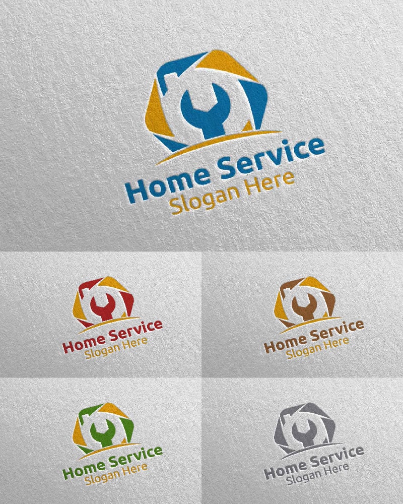 Download Real Estate And Fix Home Repair Services 1 Logo Template.