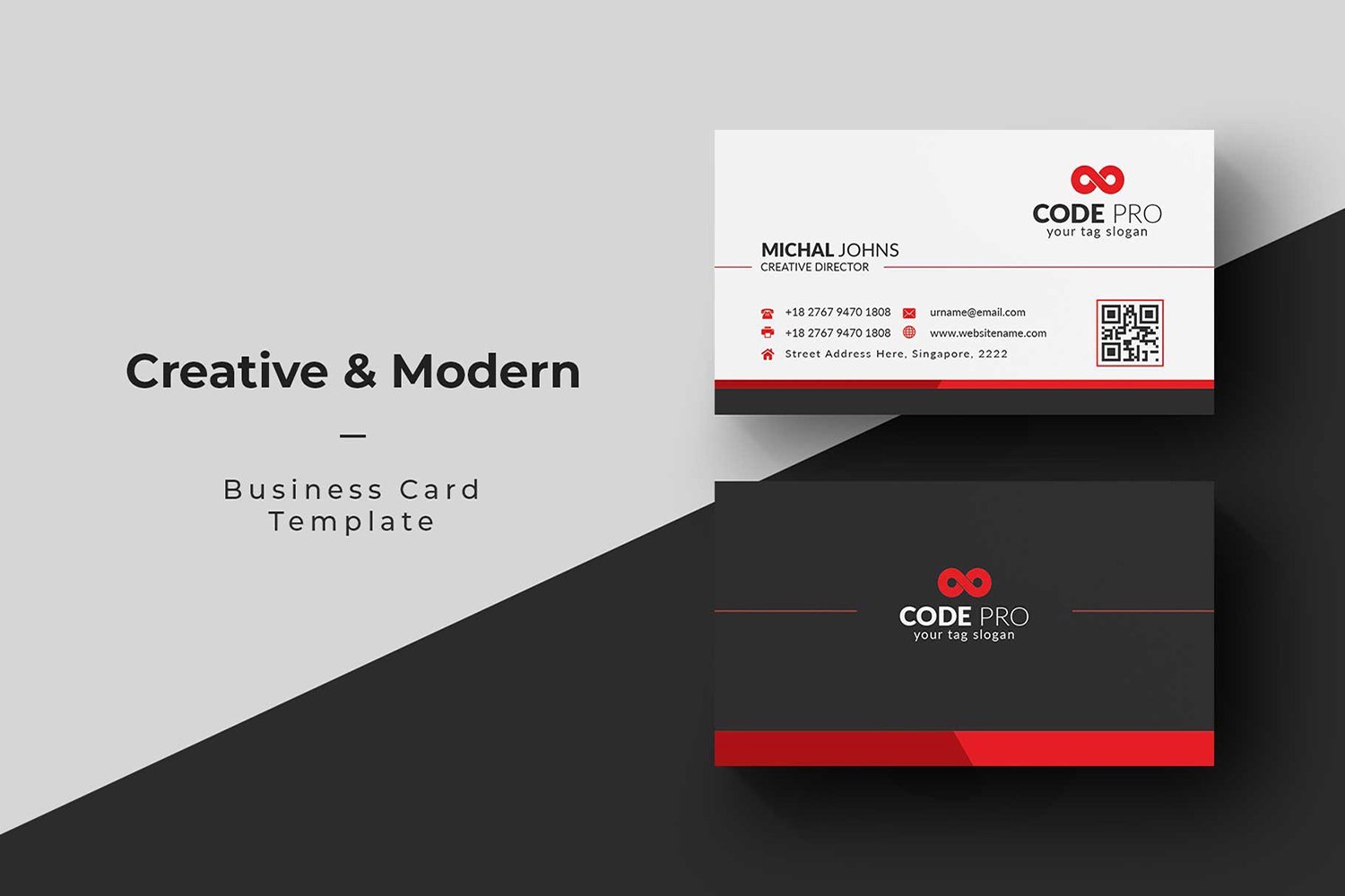 Template #111124 Card Template Webdesign Template - Logo template Preview