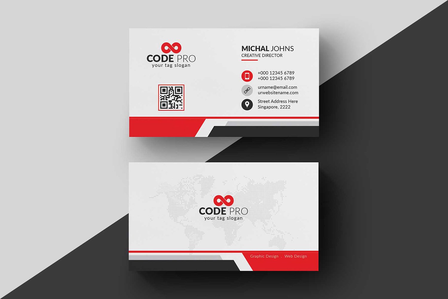 Template #111130 Card Template Webdesign Template - Logo template Preview