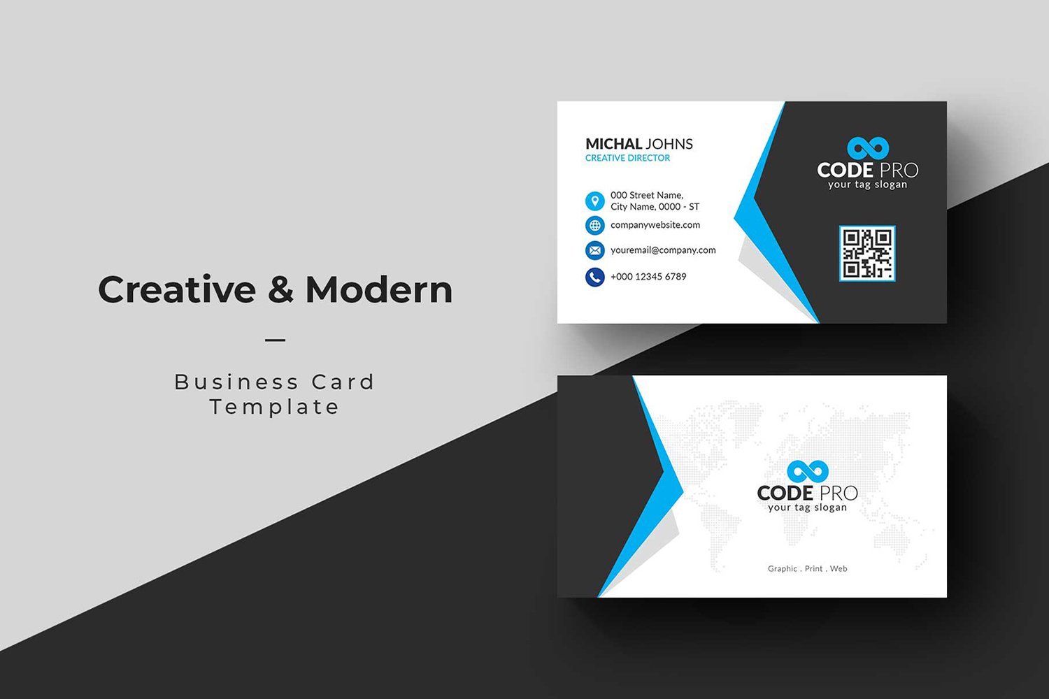 Template #111132 Card Template Webdesign Template - Logo template Preview