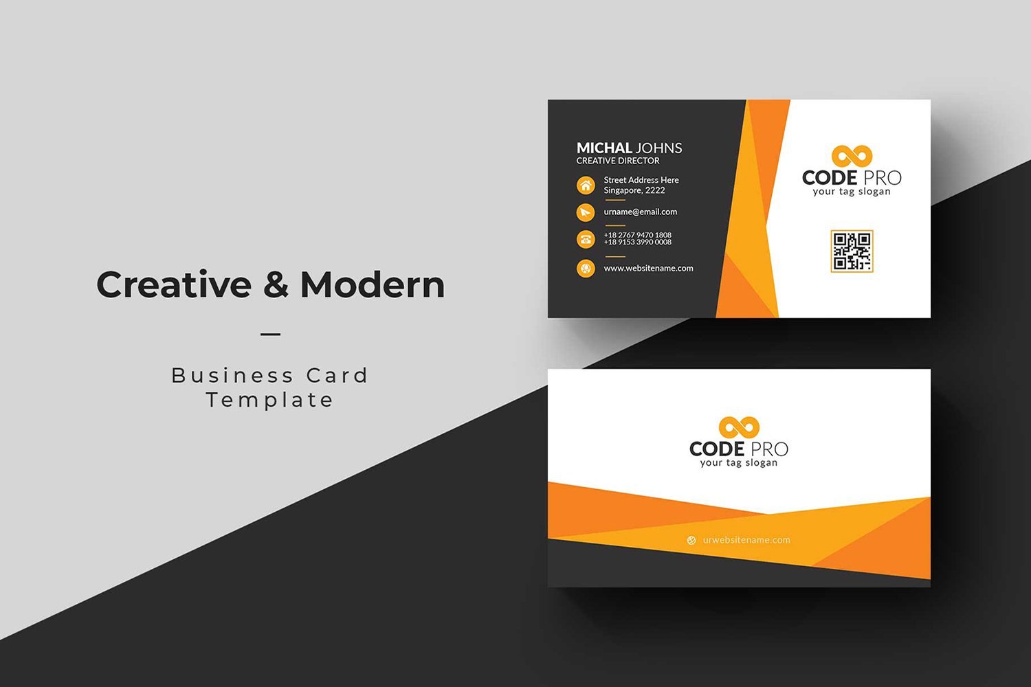 Template #111134 Card Template Webdesign Template - Logo template Preview