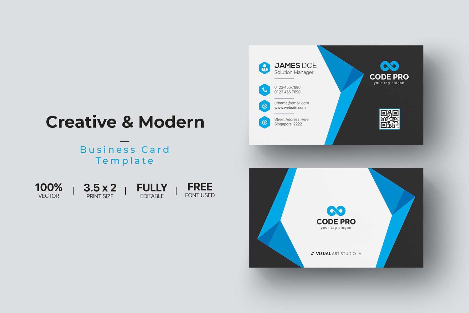 Template #111172 Card Template Webdesign Template - Logo template Preview