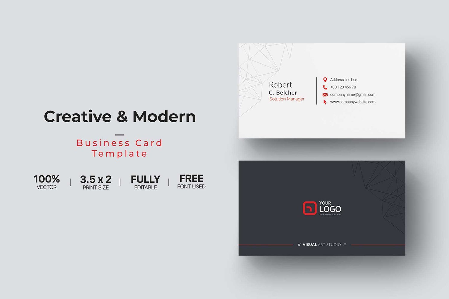 Template #111176 Card Template Webdesign Template - Logo template Preview