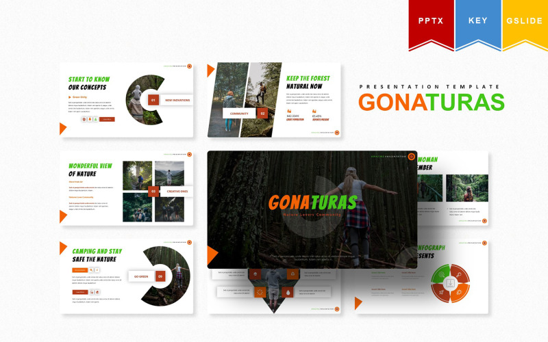 Gonaturas | PowerPoint template PowerPoint Template