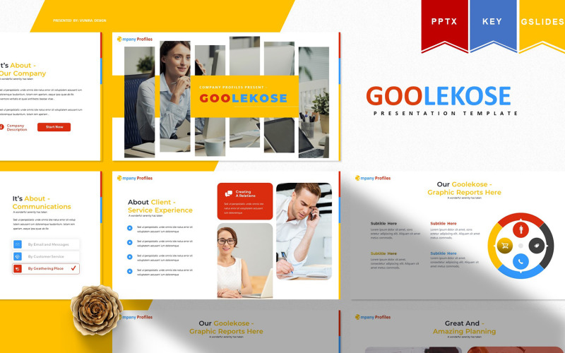 Goolekose | PowerPoint template PowerPoint Template