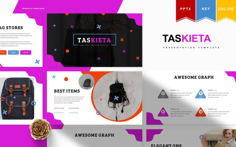 Taskieta | PowerPoint template PowerPoint Template
