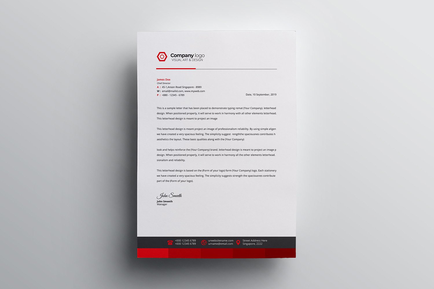 Kit Graphique #111383 Letter Corporate Divers Modles Web - Logo template Preview