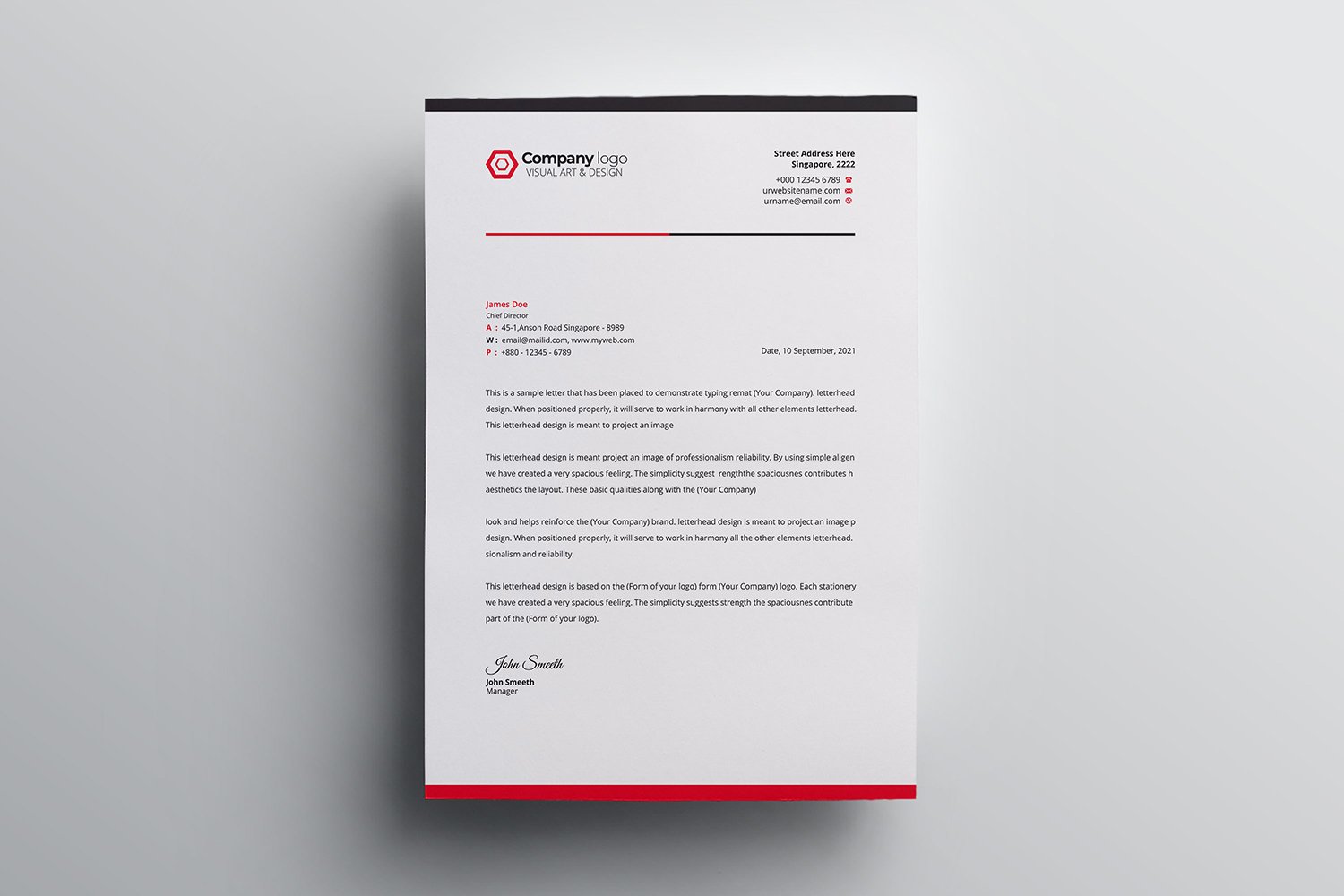 Kit Graphique #111397 Letter Corporate Divers Modles Web - Logo template Preview