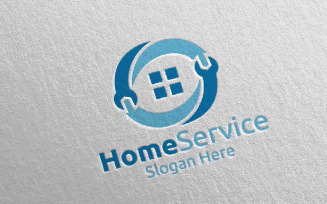 Infinity Real Estate and Fix Home Repair Services 31 Logo Template