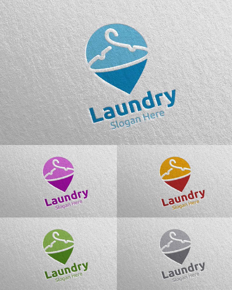 Template #111582 Hangers Washing Webdesign Template - Logo template Preview