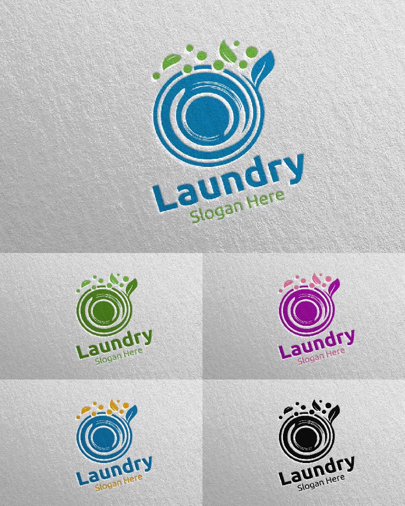 Template #111585 Hangers Washing Webdesign Template - Logo template Preview