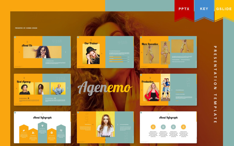 Agenemo | PowerPoint template PowerPoint Template