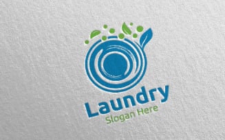 Laundry Dry Cleaners 3 Logo Template