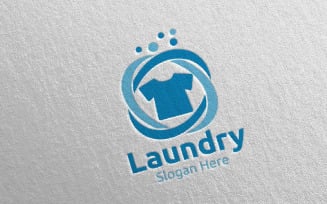 Laundry Dry Cleaners 5 Logo Template