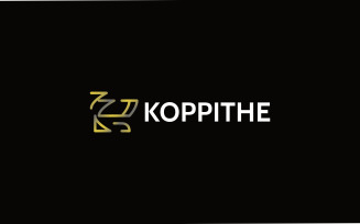 Letter K Gold - KOPPITHE Logo Template