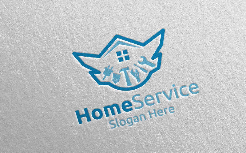 Luxury Real Estate and Fix Home Repair Services 41 Logo Template
