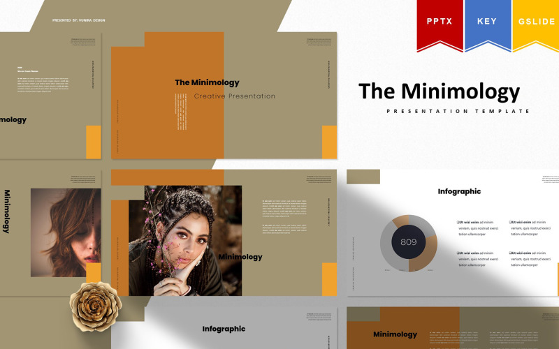Minimology | PowerPoint template PowerPoint Template