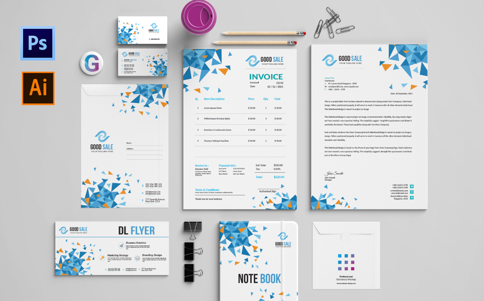 Stationery - Corporate Identity Template