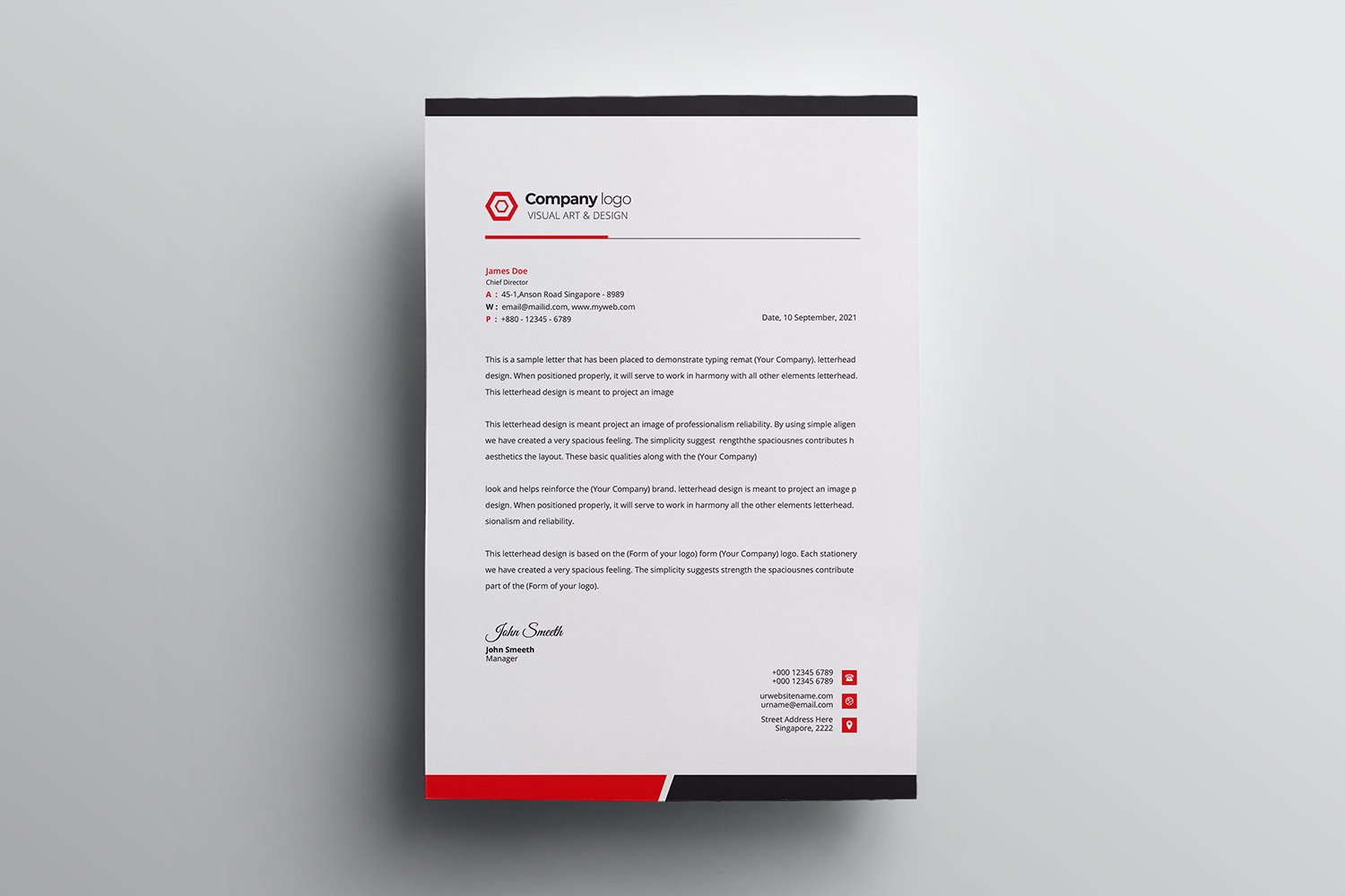 Kit Graphique #111621 Letter Corporate Divers Modles Web - Logo template Preview