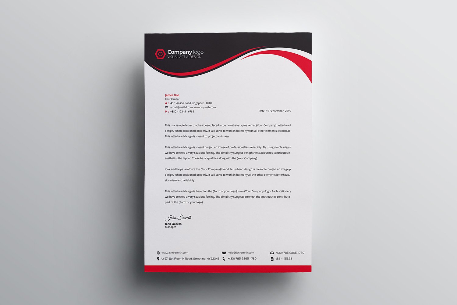 Kit Graphique #111643 Letter Corporate Divers Modles Web - Logo template Preview