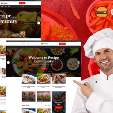 Foodie Recipe WordPress Themes 111680