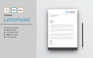 Letterhead Vol08 - Corporate Identity Template