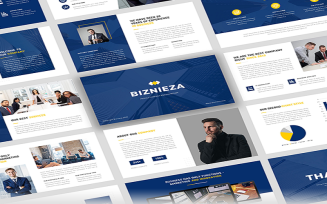 Biznieza - Company Profile PowerPoint template
