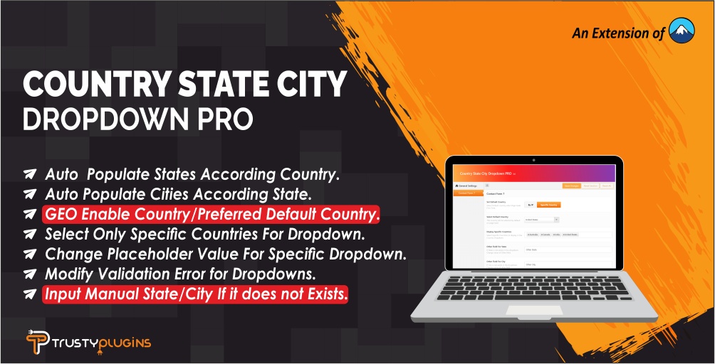 Wtyczka WordPress Country State City Dropdown PRO #111843