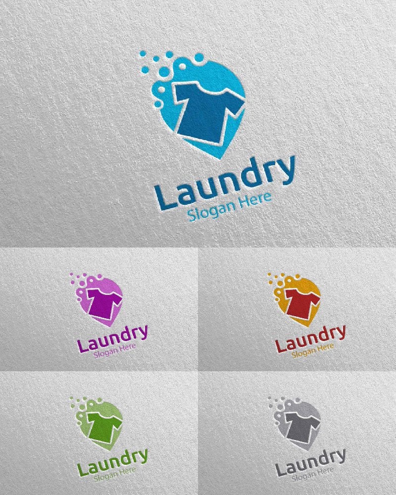 Template #111951 Hangers Washing Webdesign Template - Logo template Preview