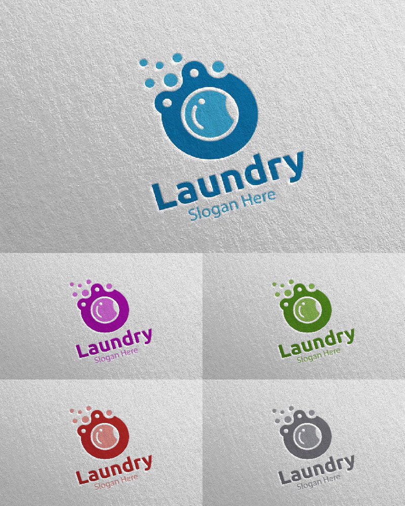 Template #111952 Hangers Washing Webdesign Template - Logo template Preview