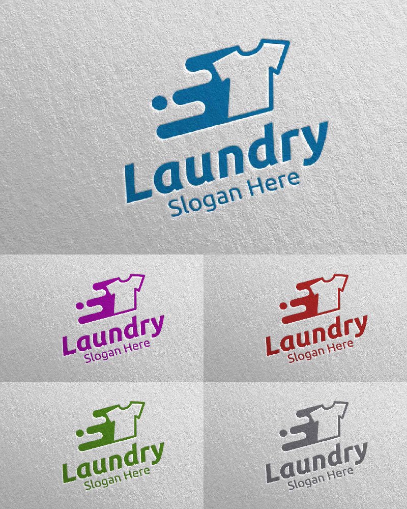 Template #111959 Hangers Washing Webdesign Template - Logo template Preview