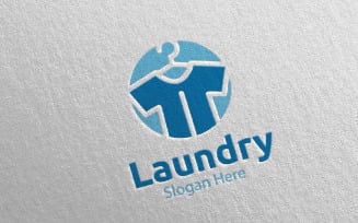 Laundry Dry Cleaners 18 Logo Template