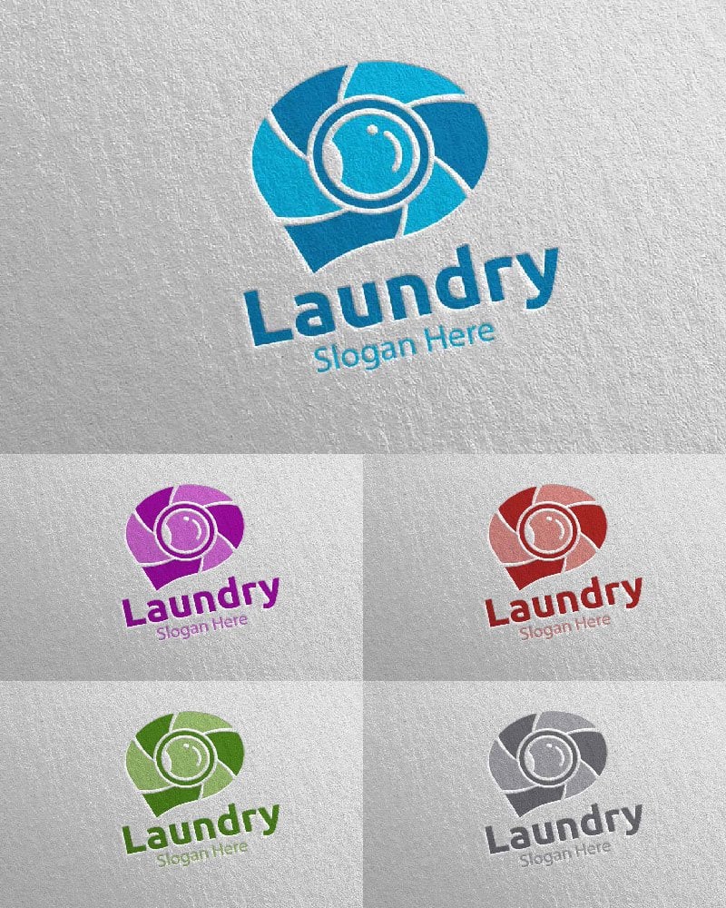 Template #112022 Hangers Washing Webdesign Template - Logo template Preview