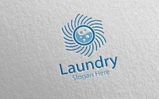 Laundry Dry Cleaners 49 Logo Template
