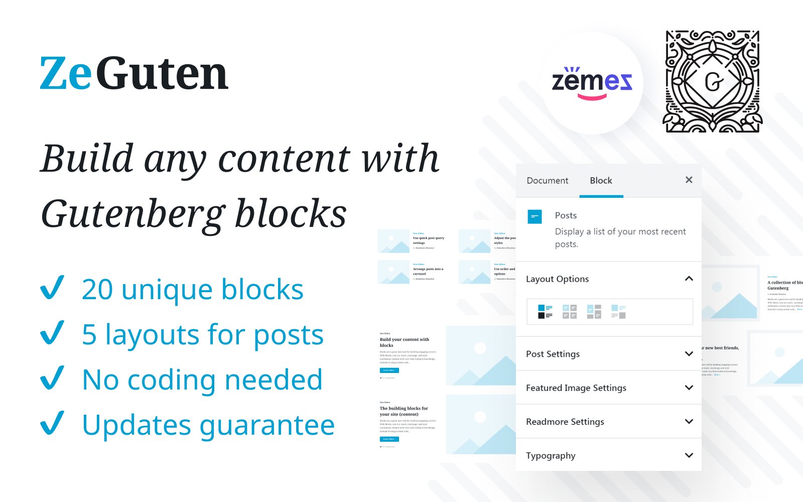 ZeGuten Gutenberg Plugin to Build a Competitive Website WordPress plugin #112019