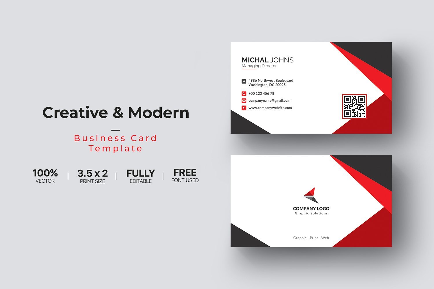 Template #112128 Card Template Webdesign Template - Logo template Preview