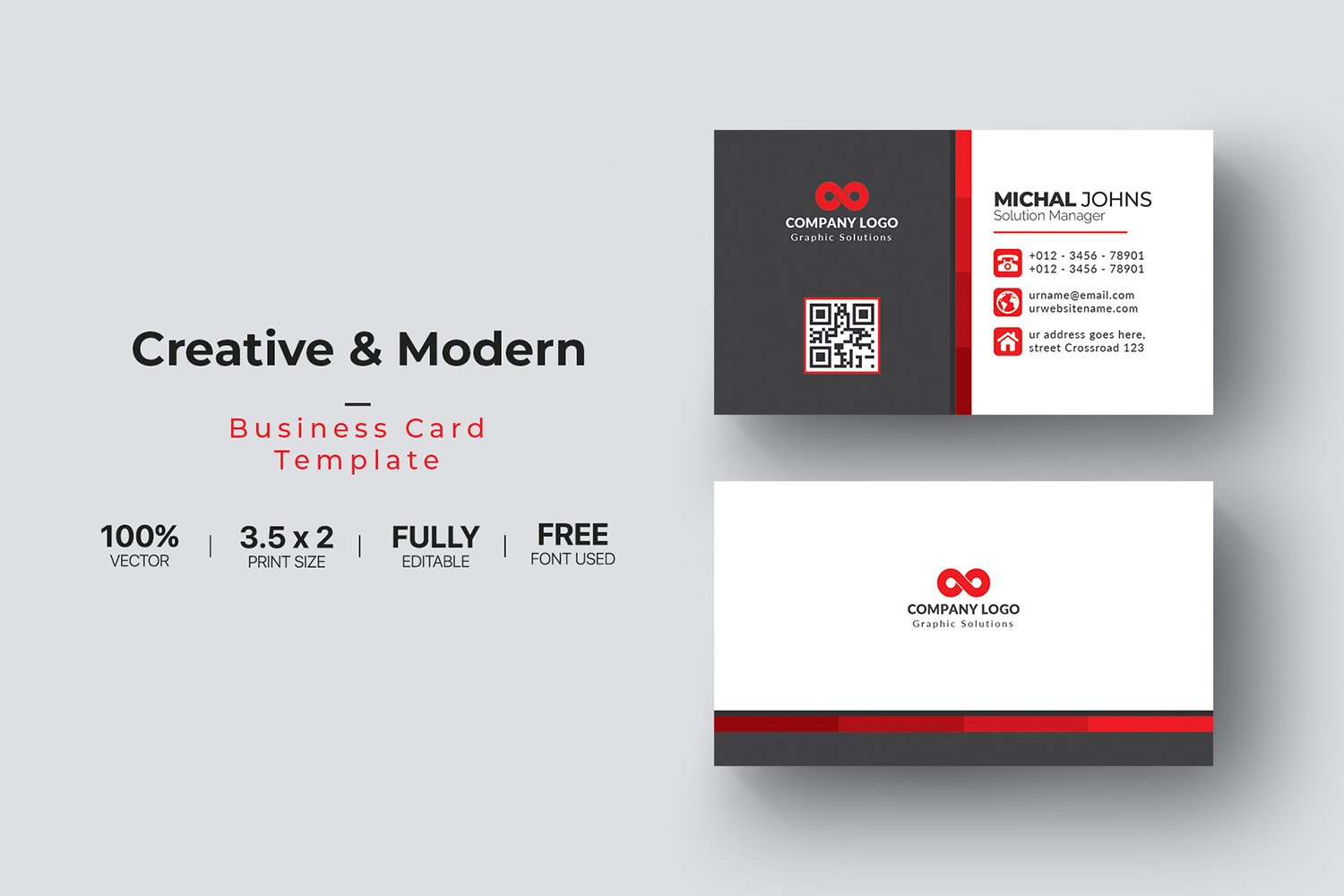 Template #112132 Card Template Webdesign Template - Logo template Preview