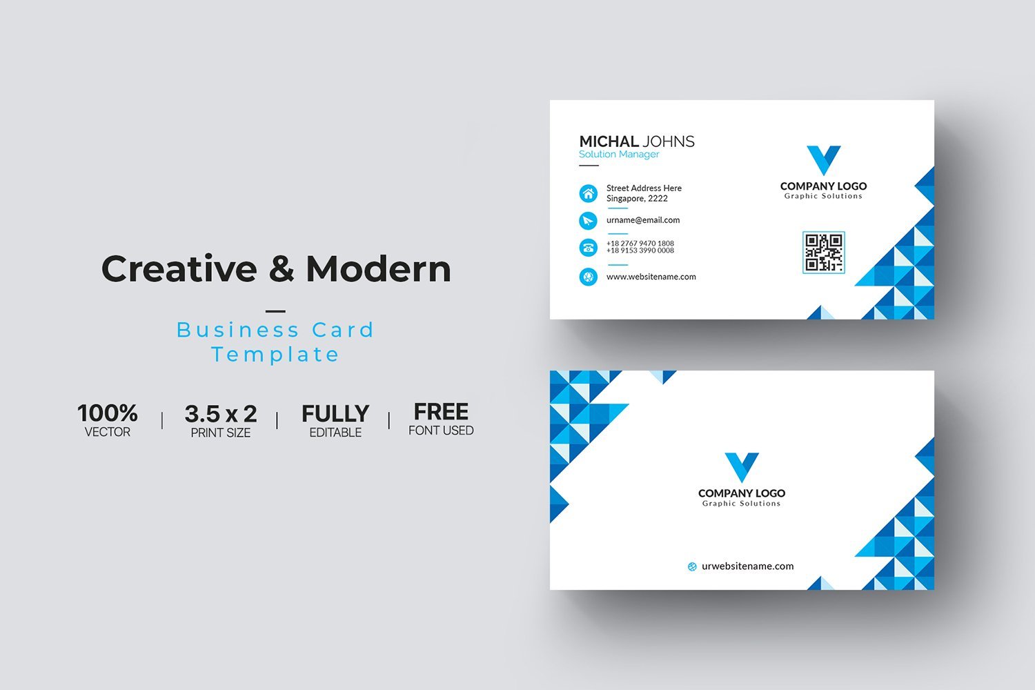 Template #112136 Card Template Webdesign Template - Logo template Preview