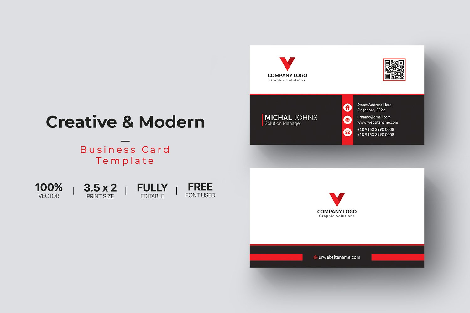 Template #112147 Card Template Webdesign Template - Logo template Preview