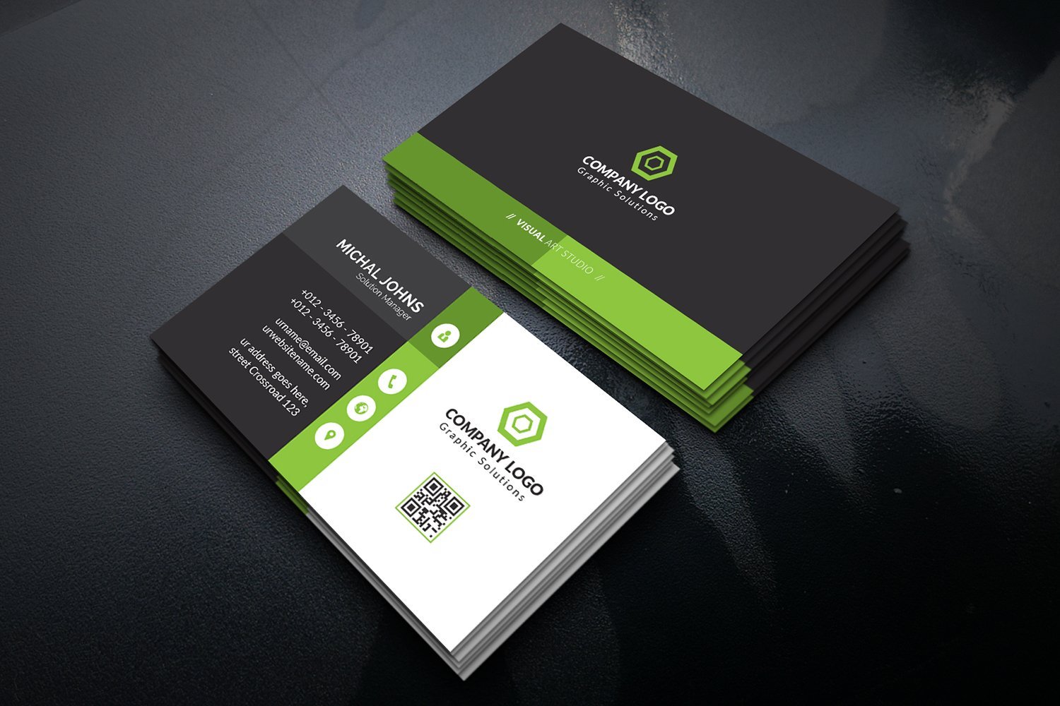 Template #112155 Card Template Webdesign Template - Logo template Preview
