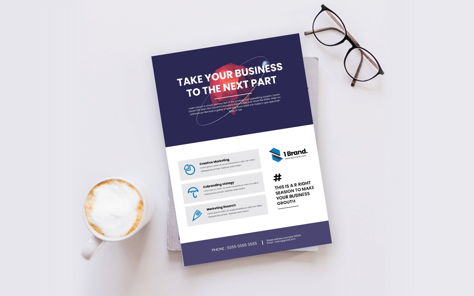 Template #112179 Flyer Business Webdesign Template - Logo template Preview