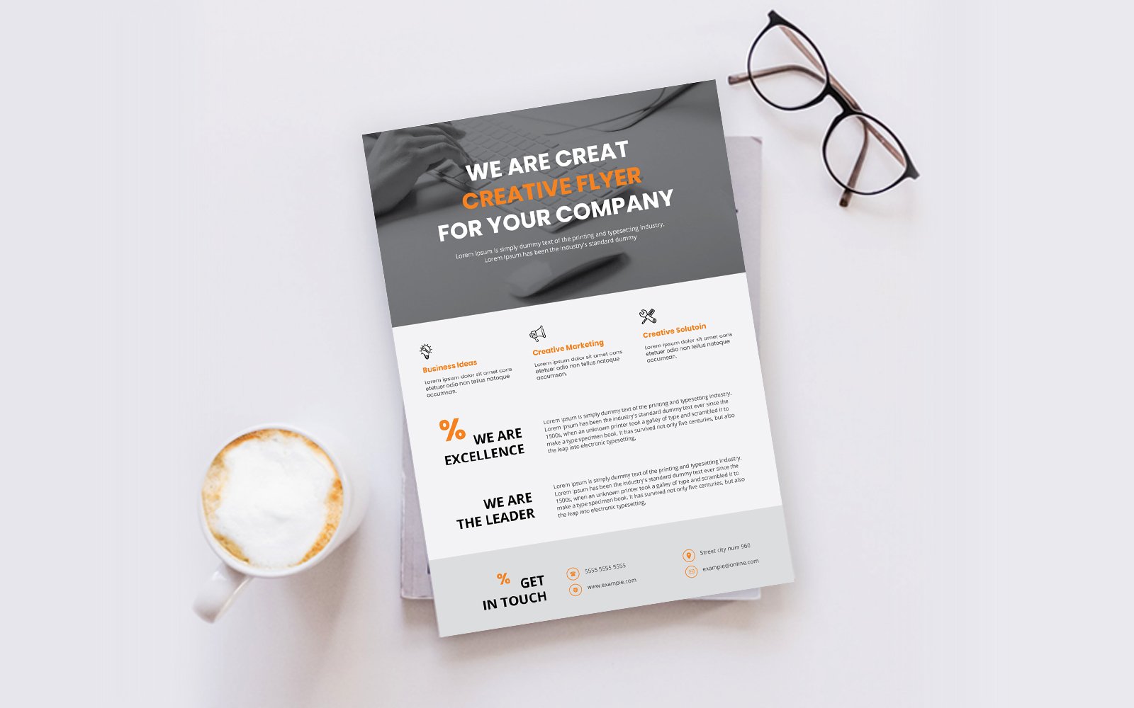 Template #112181 Flyer Business Webdesign Template - Logo template Preview