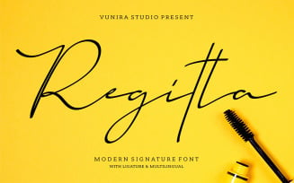 Regitta | Modern Signature Font