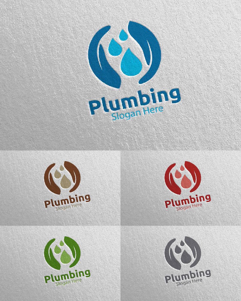 Template #112226 Plumbing Plumber Webdesign Template - Logo template Preview