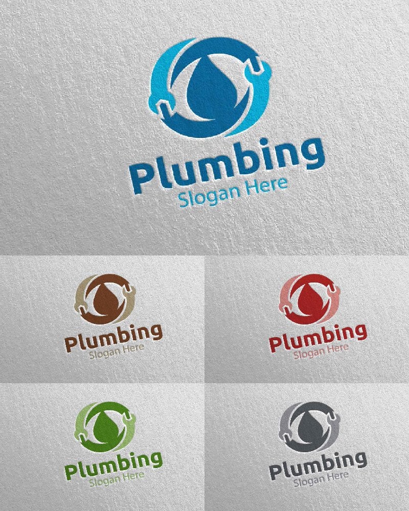 Template #112232 Plumbing Plumber Webdesign Template - Logo template Preview