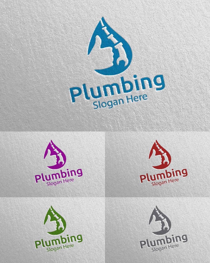 Template #112239 Plumbing Plumber Webdesign Template - Logo template Preview