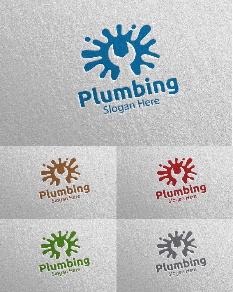 Template #112240 Plumbing Plumber Webdesign Template - Logo template Preview