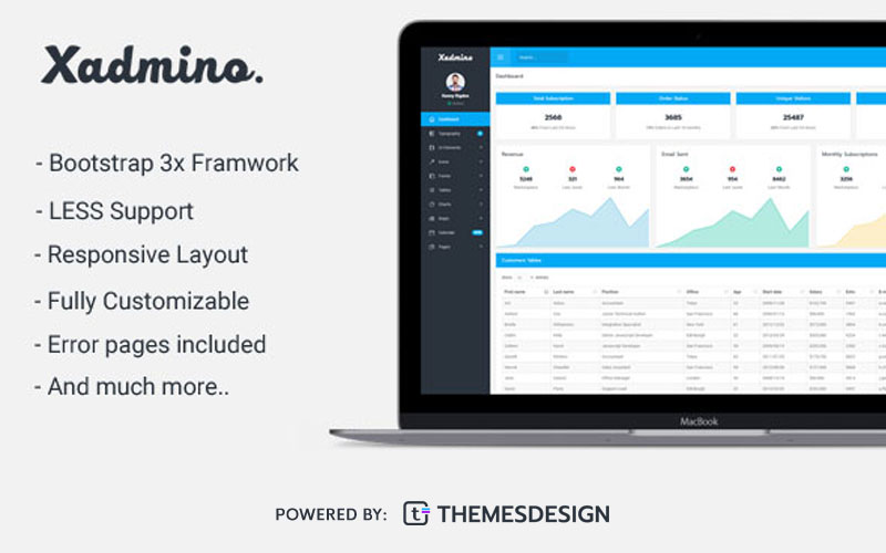 Xadmino - Admin & Dashboard №112212