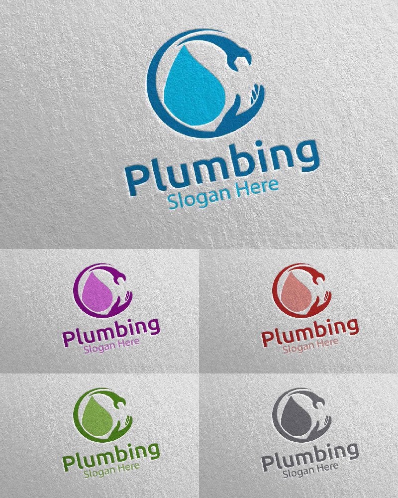 Kit Graphique #112380 Plumb Plumbing Divers Modles Web - Logo template Preview